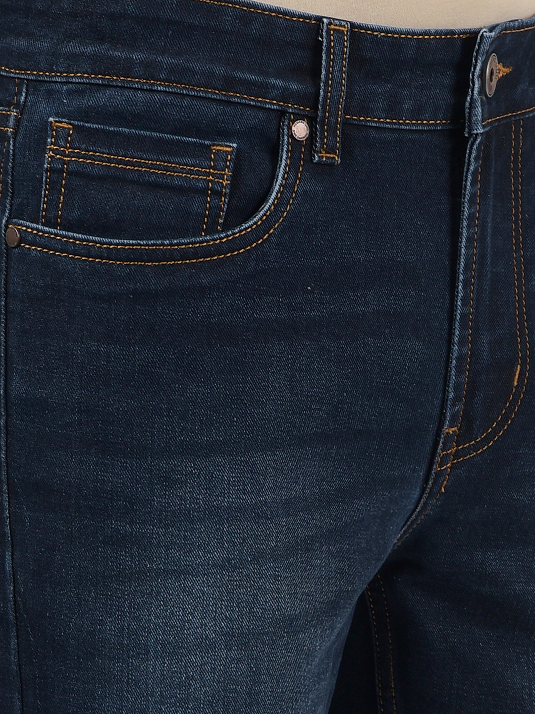 Numero Uno Men Solid Blue Jeans